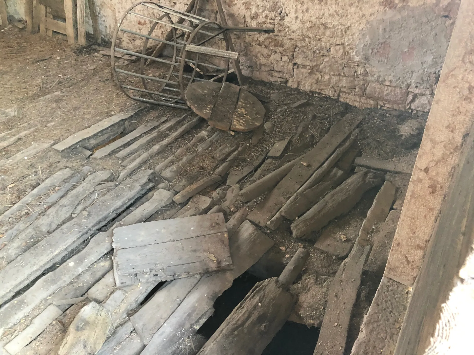 Pavimento deteriorato