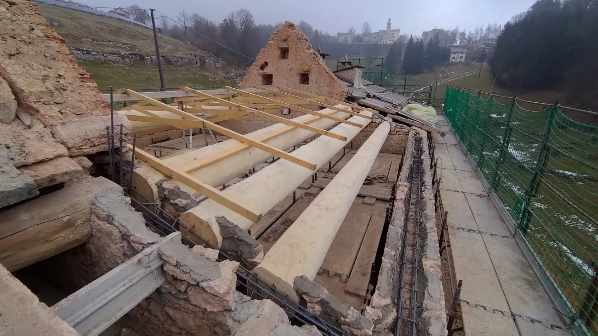 Nuova struttura tetto