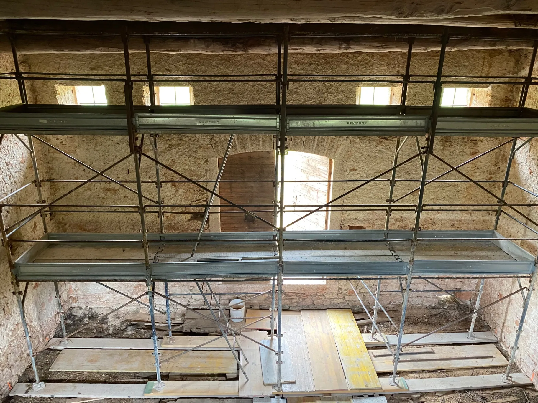 Arco interno restaurato