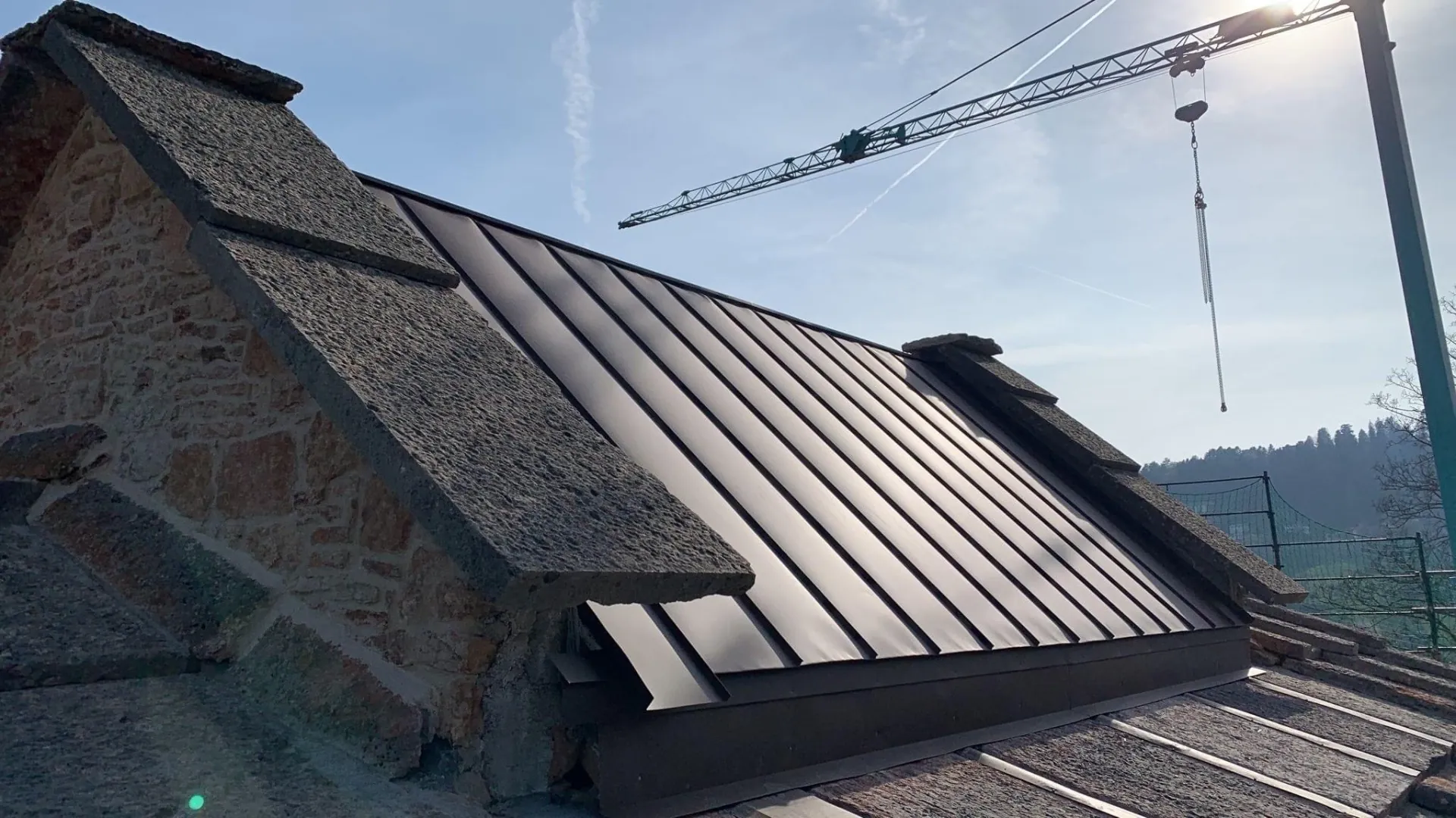 Nuova copertura metallica