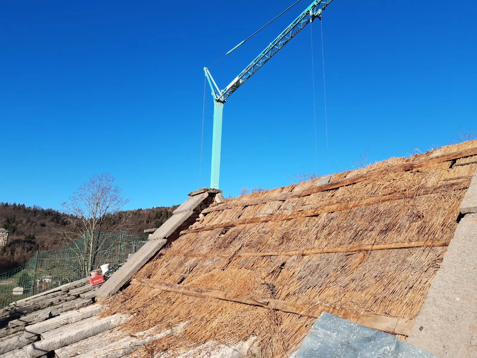 Copertura originale in canna palustre